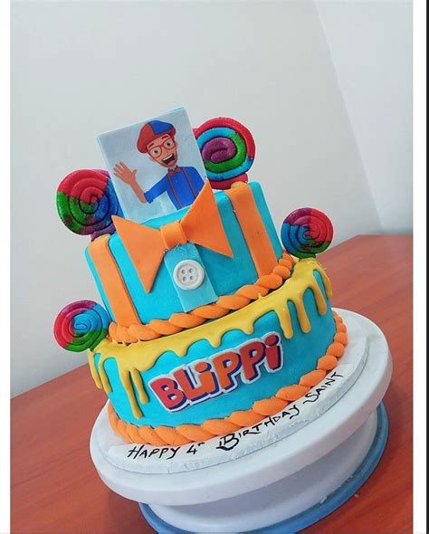 Blippi Cake Decorating Ideas Blippi Cake In 2021 Cake Cake
