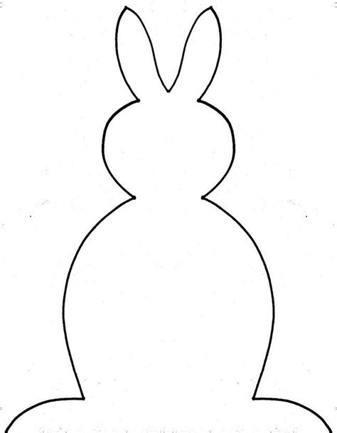 Free to download and print. Easter Bunny Templates Printable Free - ClipArt Best
