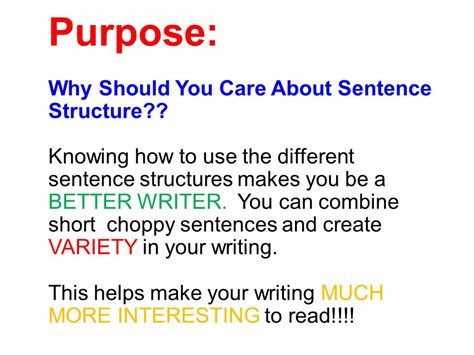These types of sentences define how the clauses are formed, which types of clauses are used, and the type of conjunctions that the speaker. Insightintoeng.blogspot.in: THE FIVE BASIC TYPES OF ...