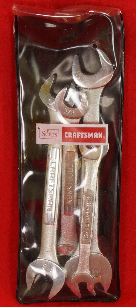 Rd30112 Craftsman 5 Pc Open End Wrench Set 9 44616 In Pouc Flickr