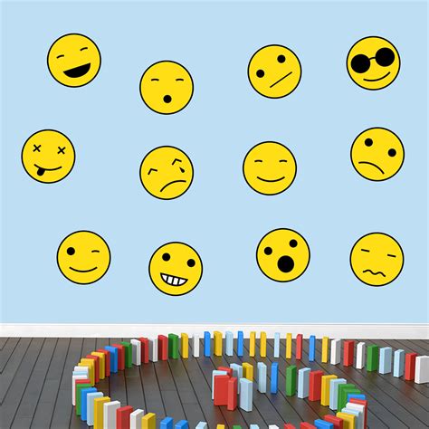 Sweetumswalldecals Emoji Smiley Faces Wall Decal Wayfair