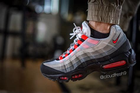 Day 25 Of Air Max Month Air Max 95 “solar Red” Sneakers