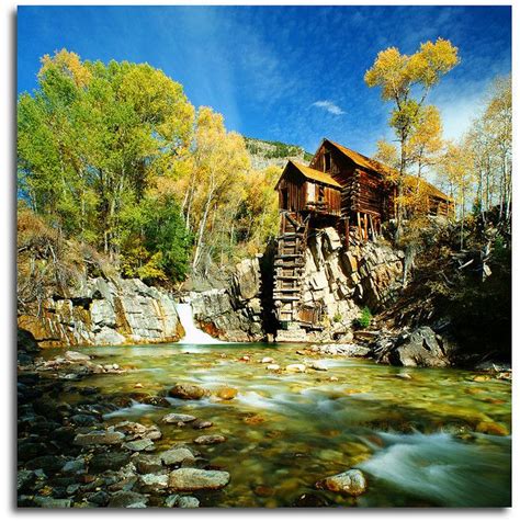 Hours may change under current circumstances Crystal Mill | Water house, Cabin life, Hunting cabin