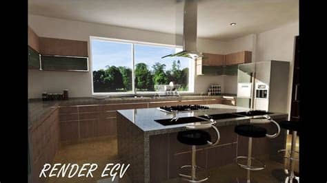 Somos fabricantes y distribuidores, por lo tanto, podemos ofrecer la mejor calidad para tus muebles de cocina a medida, baño u hogar, a unos precios muy competitivos. RENDER DE COCINA (EGV) - YouTube