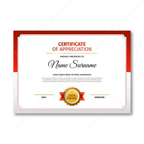 Golden Gold Certificate Appreciation Frame Recognition Certificates