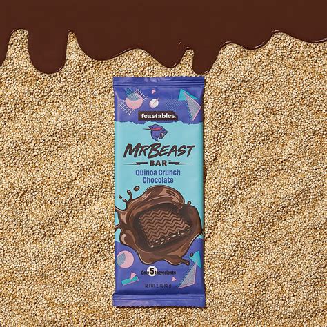 Feastables MrBeast Quinoa Crunch Chocolate Bars New Zealand Ubuy