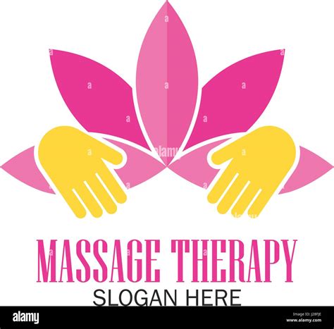 Massage Therapy Logo With Text Space For Your Slogan Tagline Vector Illustration Stock Vector