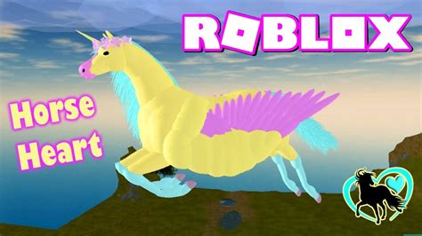 Roblox Horse World 💛 My Horse Can Fly Dont Ask Me Why