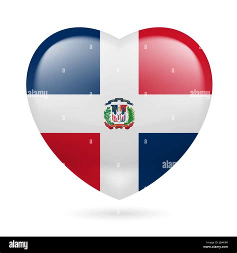 Corazón Con Los Colores De La Bandera Dominicana Me Encanta República Dominicana Fotografía De