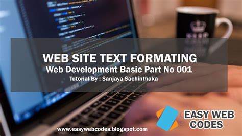 Text Format Basic Web Codes Html Youtube