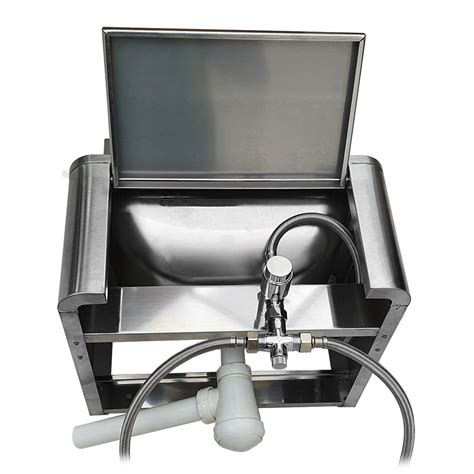Cater Wash Ck8526 Stainless Steel Knee Operated Wash Basin With Soap