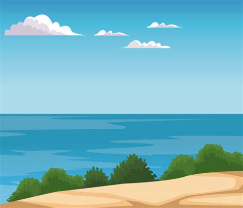 top 60 secluded beach clip art vector graphics and illustrations istock