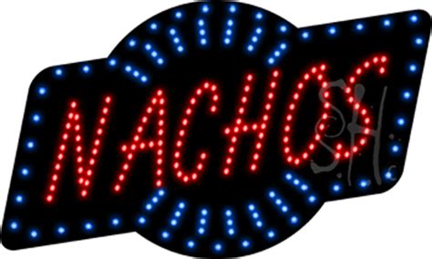 Nachos Animated Led Sign Restaurant Led Signs Everything Neon