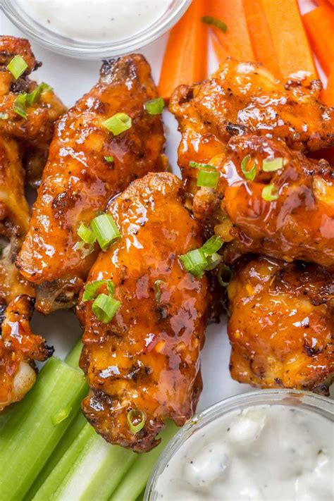 the best homemade baked chicken wings in the oven that are crispy and juicy and smother