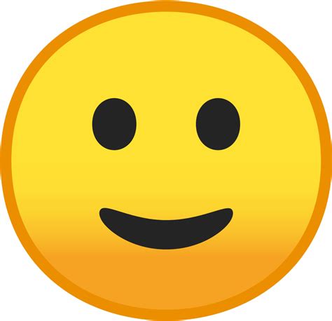 Slightly Smiling Face Icon Emoji Original Size Png Image Pngjoy