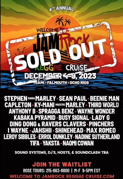 jamrock cruise 2024 lineup the ultimate reggae experience eventsliker