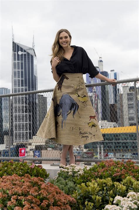 Elizabeth Olsen On The Set Of A Photoshoot In Melbourne 08262017