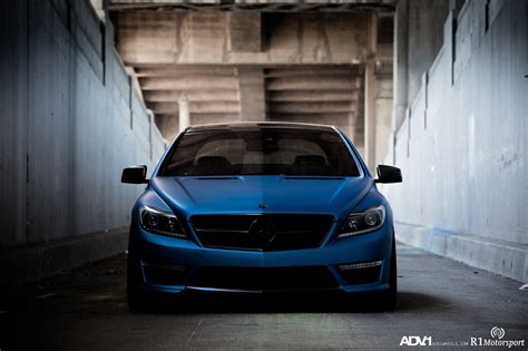 Gorgeous Satin Blue Mercedes Cl63 Amg By Adv1 — Gallery