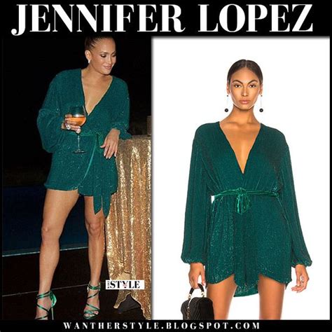 Jlo Green Dress Costume Jennifer Lopez Style Com Imagens Lo