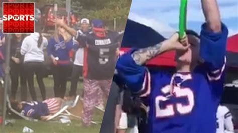 Craziest Fan Videos Come From The Buffalo Bills Tailgate Wwe Finishing Moves Youtube