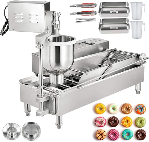 Vevor Automatic Doughnut Maker Machine 2 Rows Automatic Donut Maker 7l