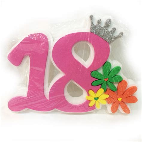 Polistirolo 18 Anni Rosa Decorazione Compleanno Palloni E Palloncini