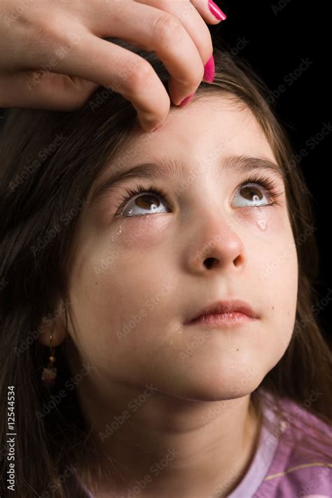 Little Girl Crying Stock Photo Adobe Stock