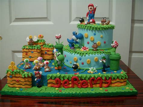 Mario Bros Mario Birthday Cake Mario Bros Cake Super Mario Cake