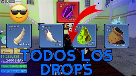 Todos Los Items Drops Y Materiales Casi Del Primer Al Tercer Sea