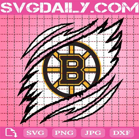 Boston Bruins Claws Svg Scalable Vector Graphics Daily Free Premium