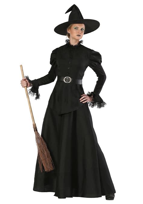 Classic Black Witch Plus Size Costume For Women