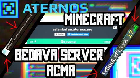Merhabalar değerli minecraft türkiye üyeleri, bugün sizlere minecraft'ta ücretsiz nasıl sunucu kurabileceğinizi göstereceğim. Aternos Kaliteli SkyBlock Server Kurma #Aternos - YouTube