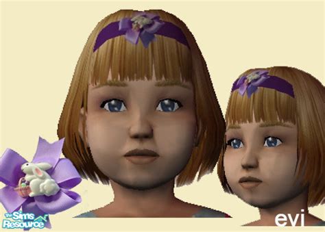 The Sims Resource Spring Toddler Hair Individual Item