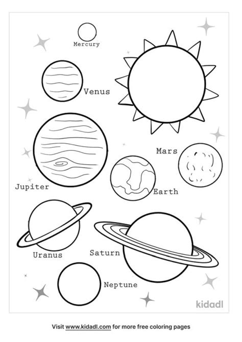 Get This Solar System Coloring Worksheet For Kindergarten Kdl5