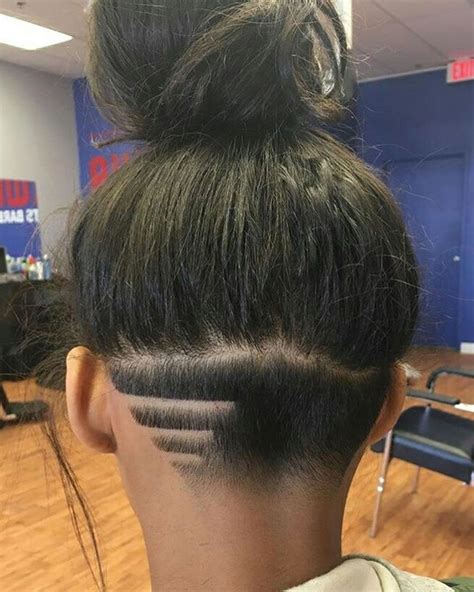 J.lo's blowout at the third annual teen choice awards is the most perfect early aughts rendition of a hairstyle that swept the '70s, but got a refresh in the 2000s. Nape Shaved Design Women for 2018 - Best Nape Haircut ...