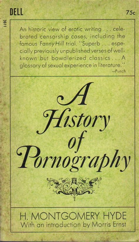 History Of Pornography A Hyde H Montgomery Books