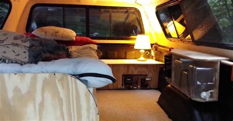 Pickup Truck Transformed Into Luxury Split Level Camper Getzone