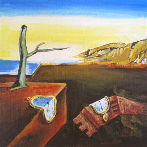 Salvador Dali Melting Clocks Painting