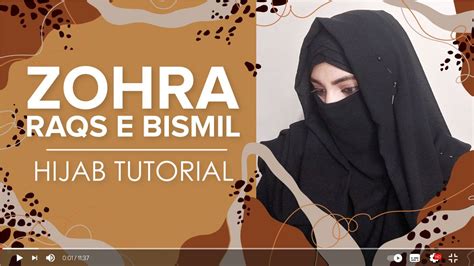 Zohra Hijab Tutorial L Sarah Khan Hijab Style From Raqs E Bismil L