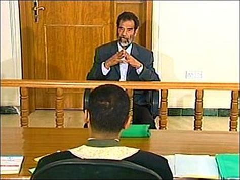 Saddam In Court Photo 1 Cbs News