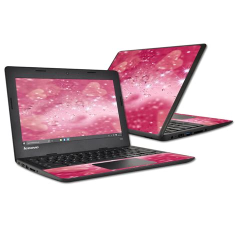 Skin Decal Wrap For Lenovo 100s Chromebook Pink Diamonds