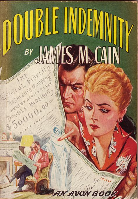 Books And Art Double Indemnity James M Cain Avon 1943 First