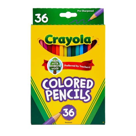 Crayola 36 Colored Pencils United Art And Education