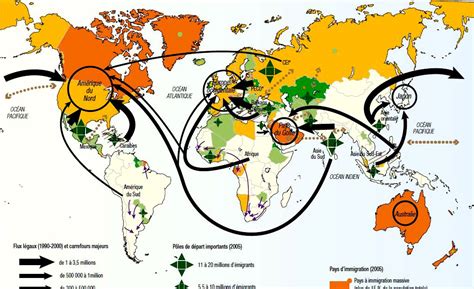 World Immigration Map Afp Cv