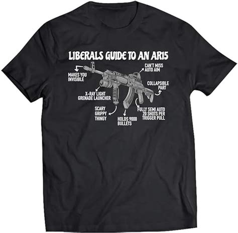 Liberals Guide To An Ar15 Funny Anti Liberal Pro Gun Ar15 2a Unisex Tee