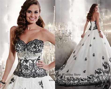 Download White Wedding Dress With Black Lace Pics Vemmajus