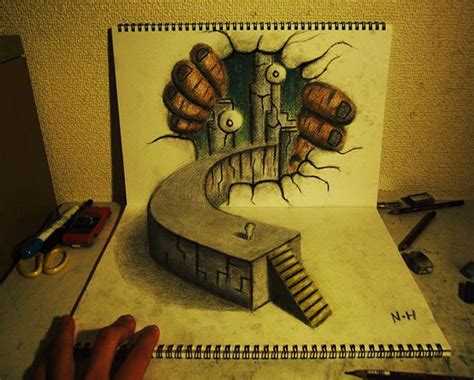 Amazing Collection Of 3d Pencil Drawings Designbolts