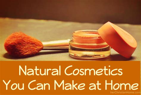 Natural Cosmetics You Can Make At Home Natural Cosmetics Homemade Beauty Products Organic Beauty