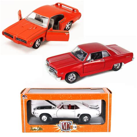 Best Of 1960s Muscle Cars Diecast Set 30 Set Of Three 124 Scale Diecast Model Cars