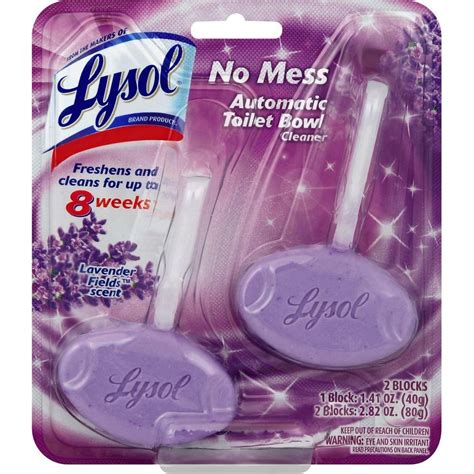 Lysol Lavender Fields Scent Automatic Toilet Bowl Cleaner Pack The Home Depot